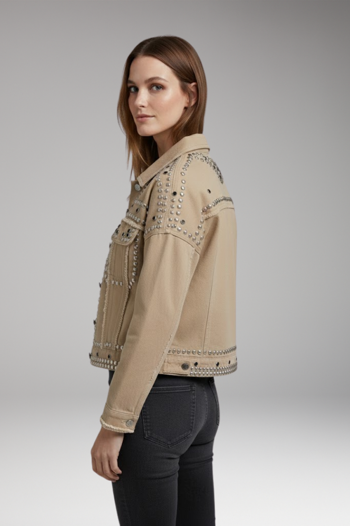 Women's Turn Down Collar Jacket Button Front