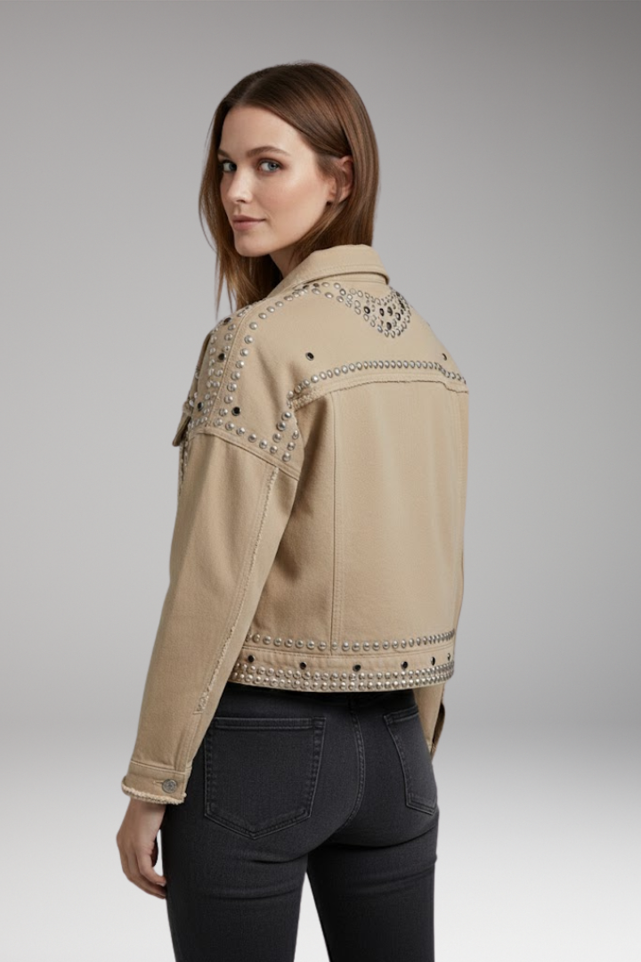 Women's Turn Down Collar Jacket Button Front