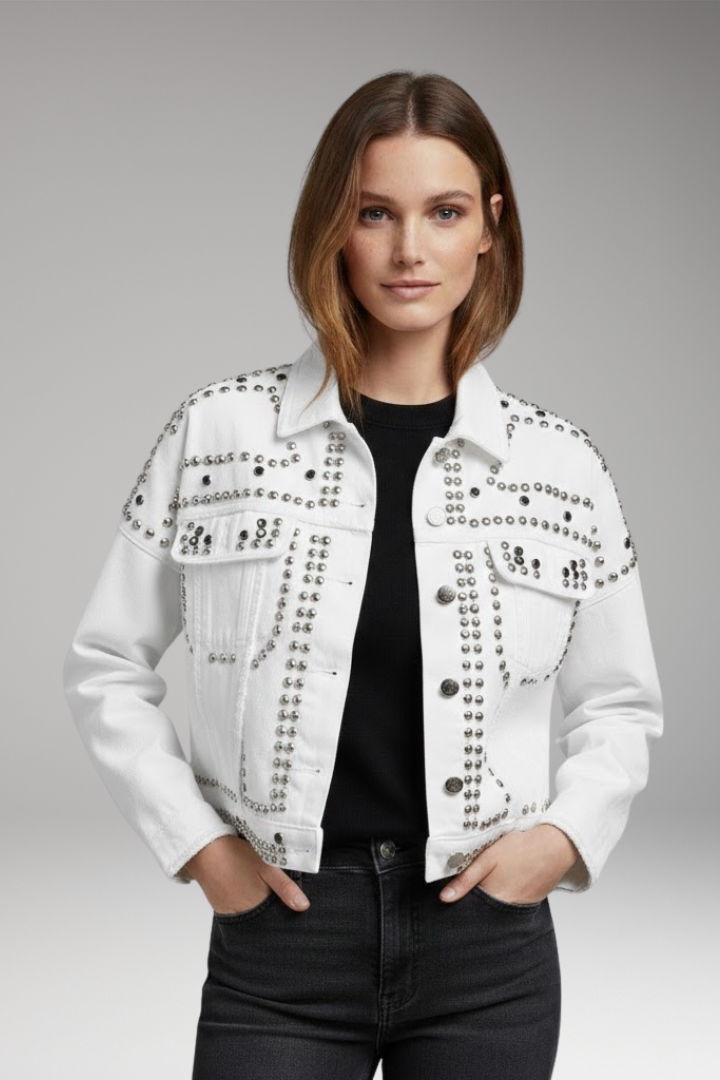 Women's Turn Down Collar Jacket Button Front