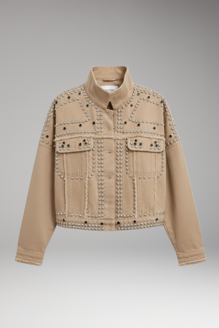 Women's Turn Down Collar Jacket Button Front - Vonnera