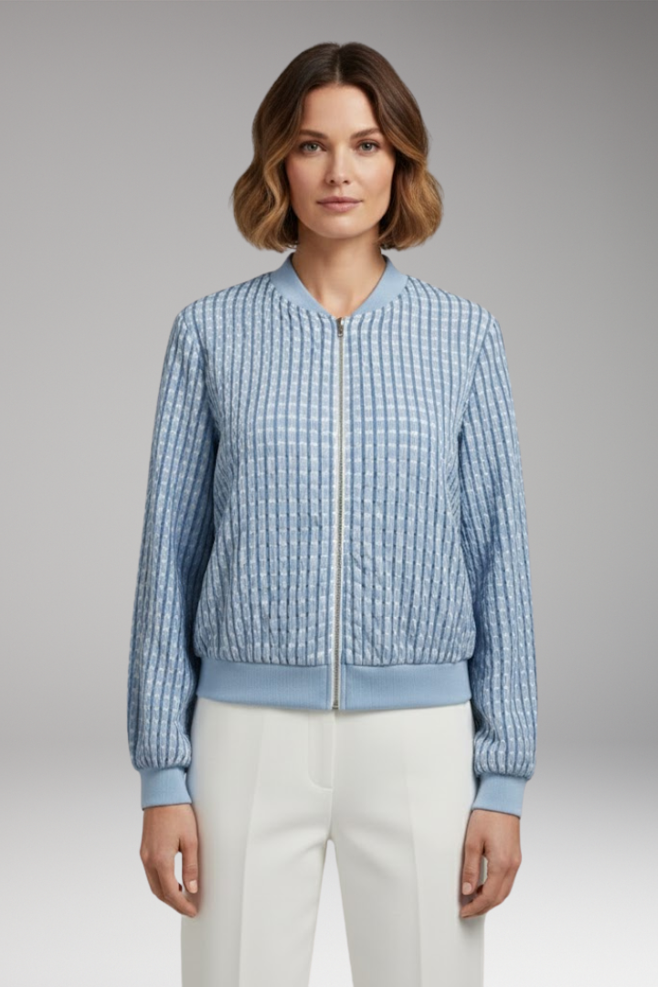 Women's Textured Zip Jacket