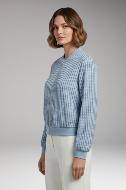 Women's Textured Zip Jacket