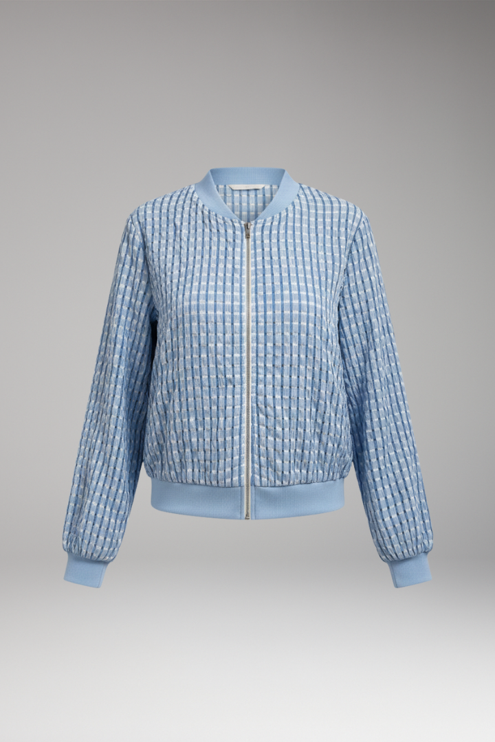 Women's Textured Zip Jacket - Vonnera