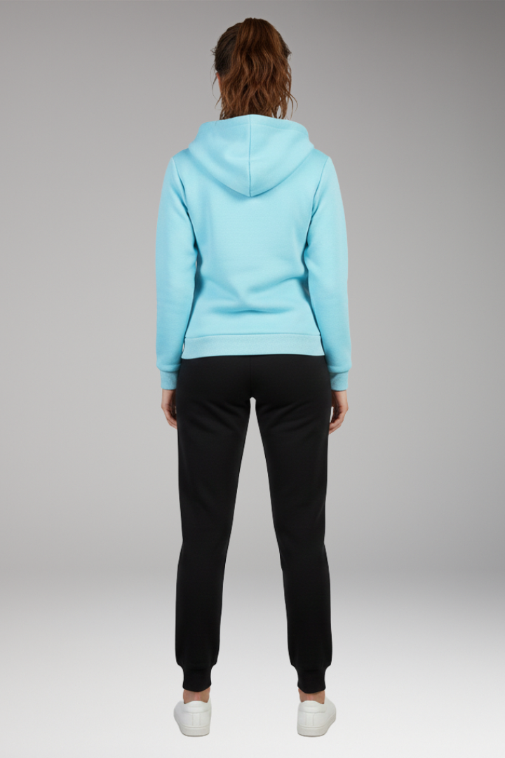 Women's Printed Jogging Suit Hoodie Pants Set