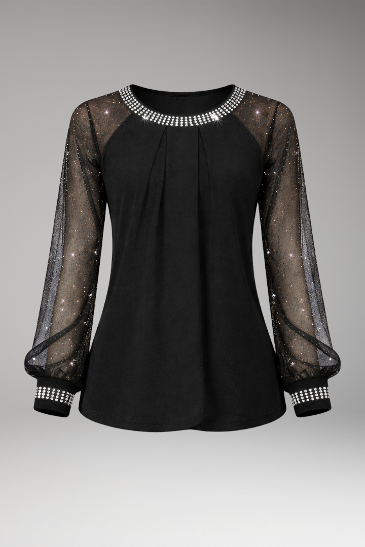 Women's Knit Long Sleeve Round Neck - Vonnera