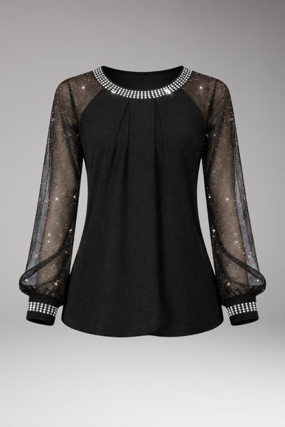 Women's Knit Long Sleeve Round Neck - Vonnera