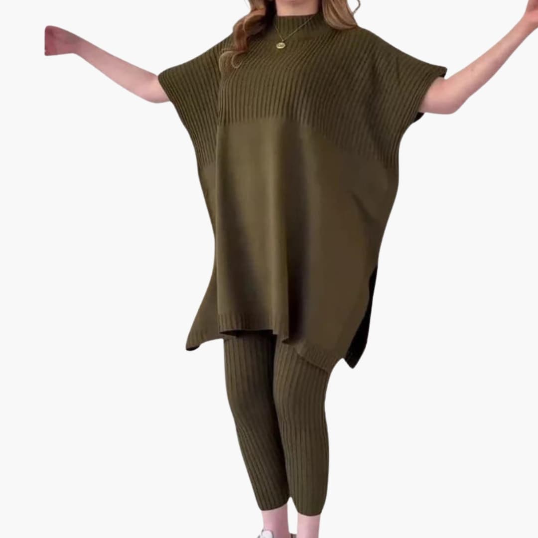 Women's Knit Long Sleeve and Pants Set - Vonnera