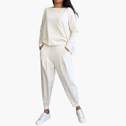 Women's Long Sleeve Two Piece Outfit Set - Vonnera