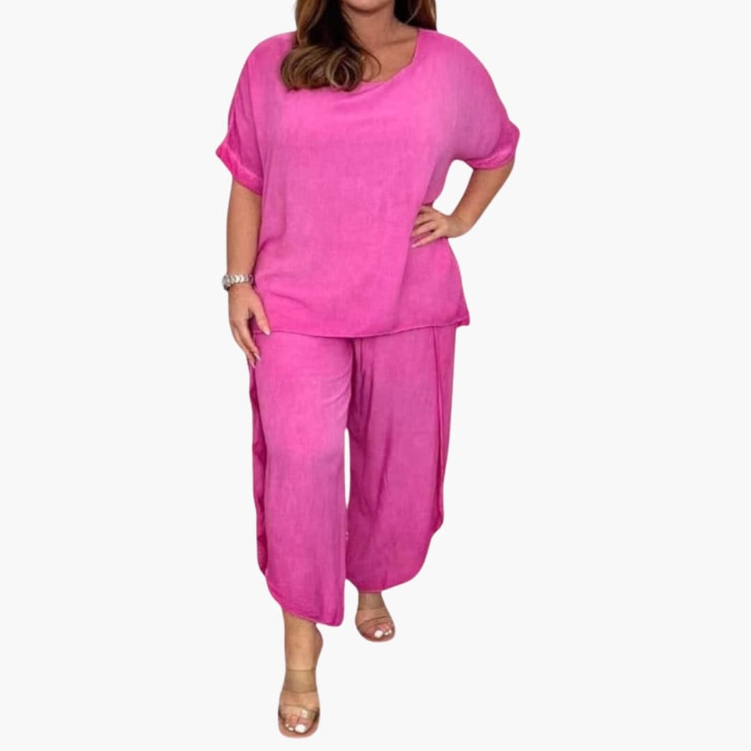 Women's Two-Piece Pantsuit Loose Fit - Vonnera