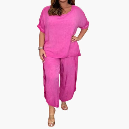 Women's Two-Piece Pantsuit Loose Fit - Vonnera