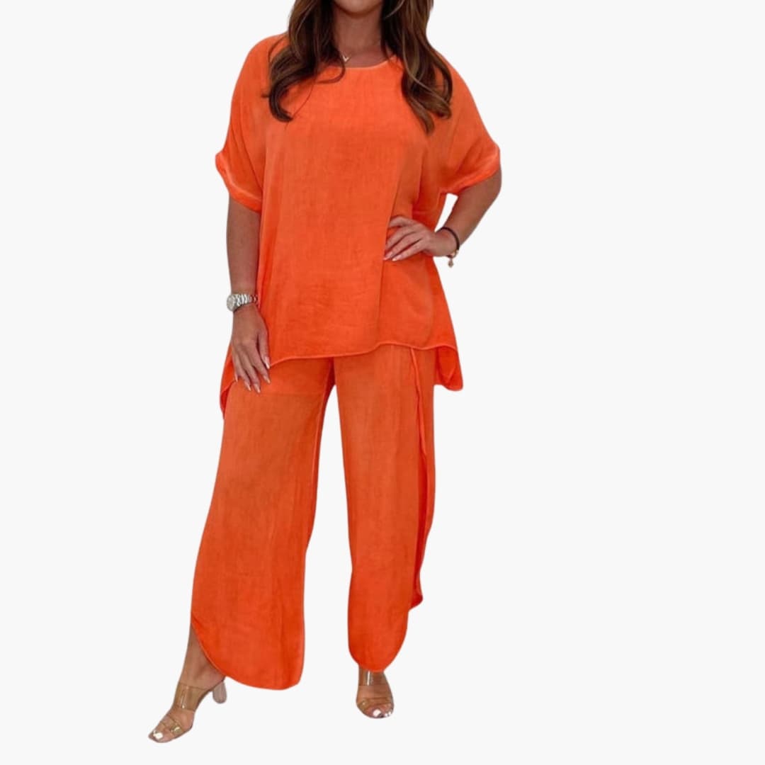 Women's Two-Piece Pantsuit Loose Fit