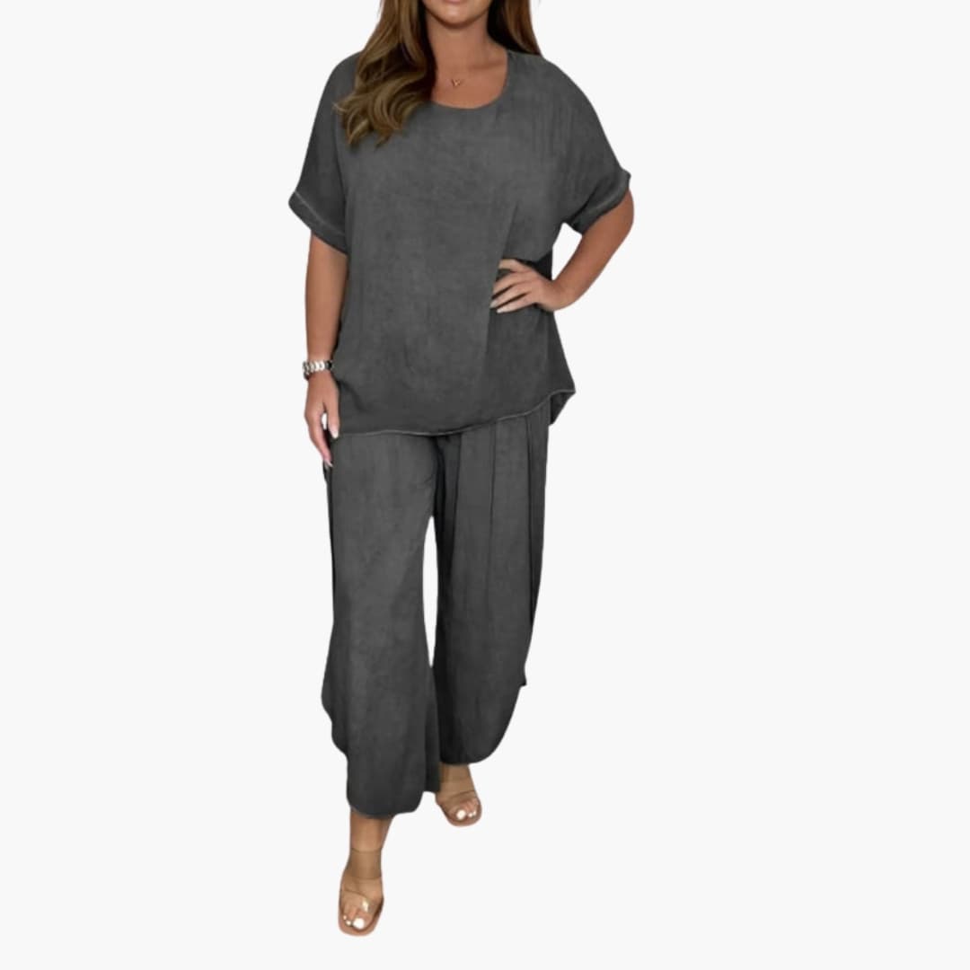 Women's Two-Piece Pantsuit Loose Fit