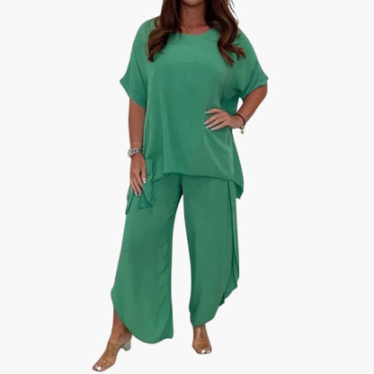 Women's Two-Piece Pantsuit Loose Fit