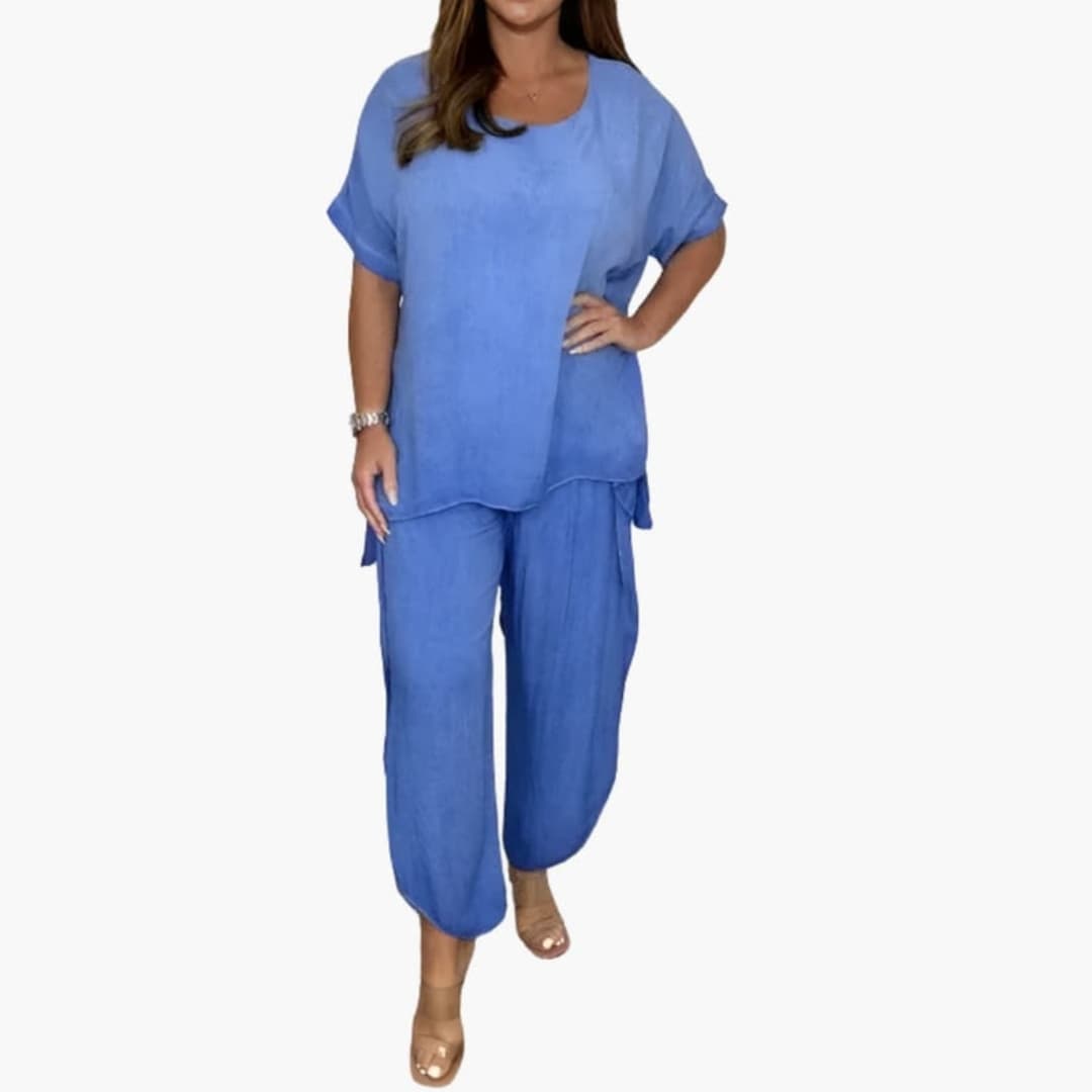 Women's Two-Piece Pantsuit Loose Fit