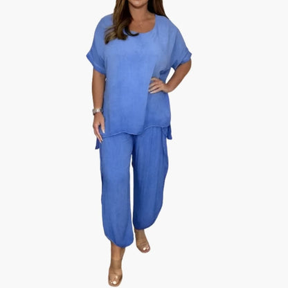 Women's Two-Piece Pantsuit Loose Fit