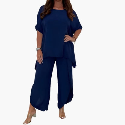 Women's Two-Piece Pantsuit Loose Fit