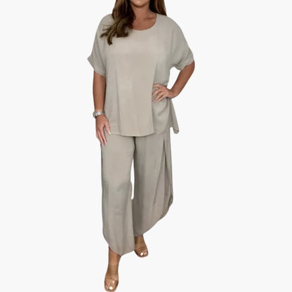Women's Two-Piece Pantsuit Loose Fit