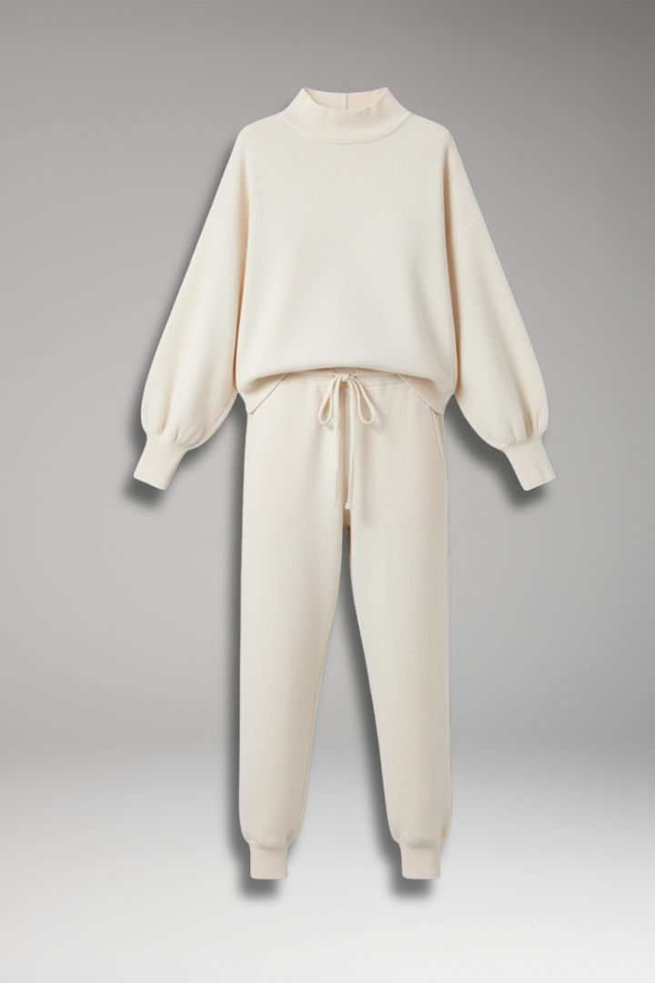 Women's Lounge Pants Set Elastic Waistband - Vonnera