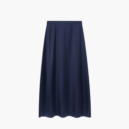Women's High Waist Maxi Skirt Satin