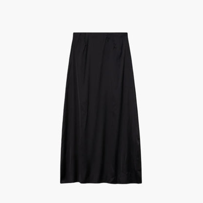 Women's High Waist Maxi Skirt Satin - Vonnera