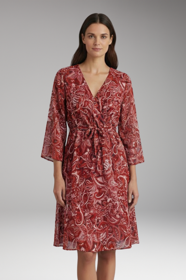 Women's V-Neck Boho Mini Dress