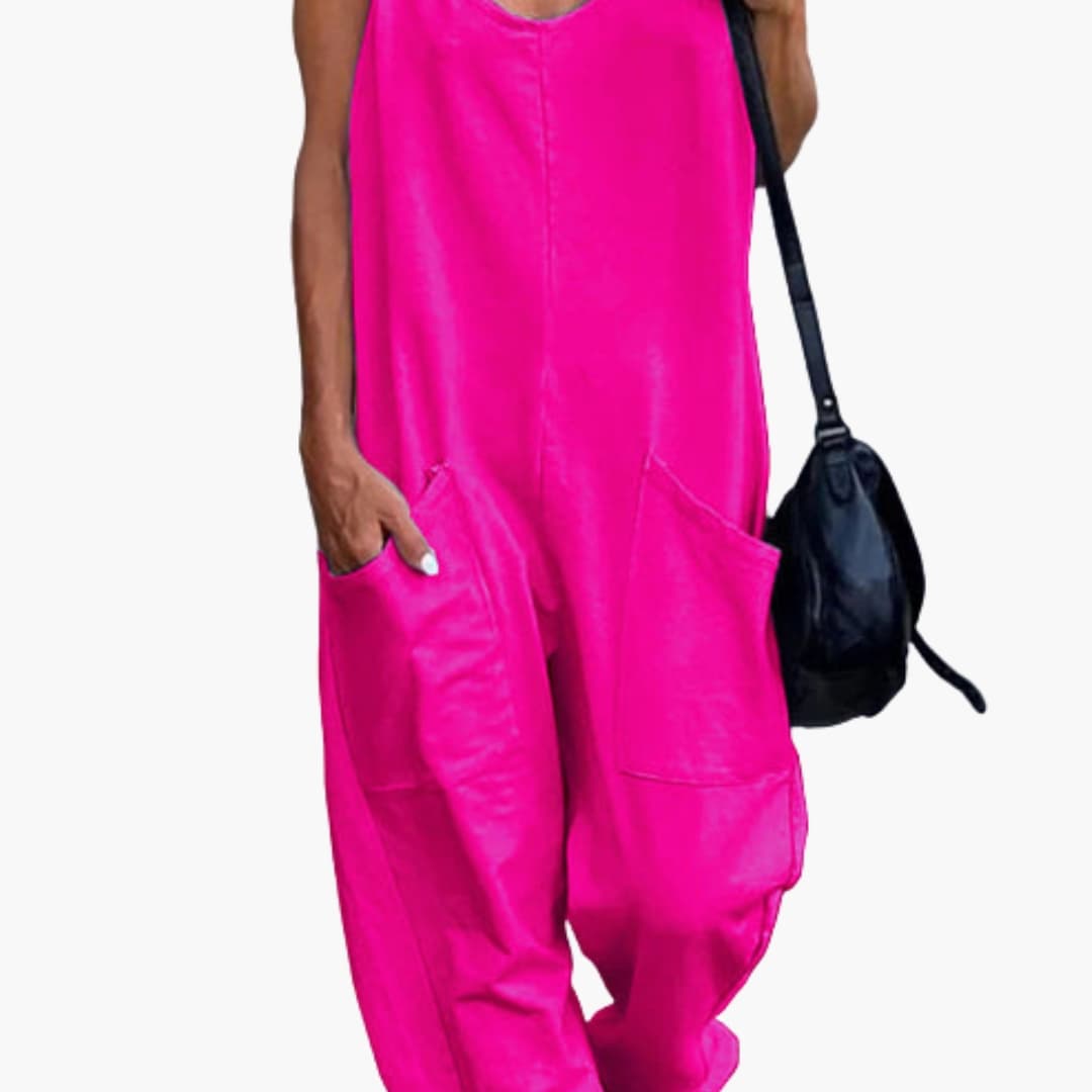 Women's Overalls Adjustable Shoulder Straps Front Pockets
