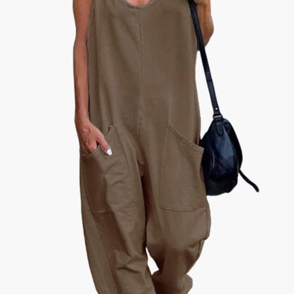 Women's Overalls Adjustable Shoulder Straps Front Pockets