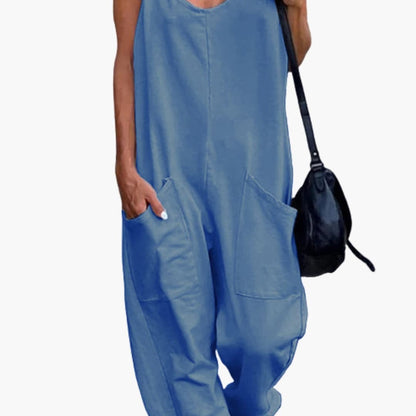 Women's Overalls Adjustable Shoulder Straps Front Pockets