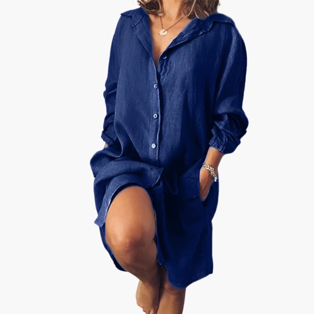 Women's Long Sleeve Button Up Shirt