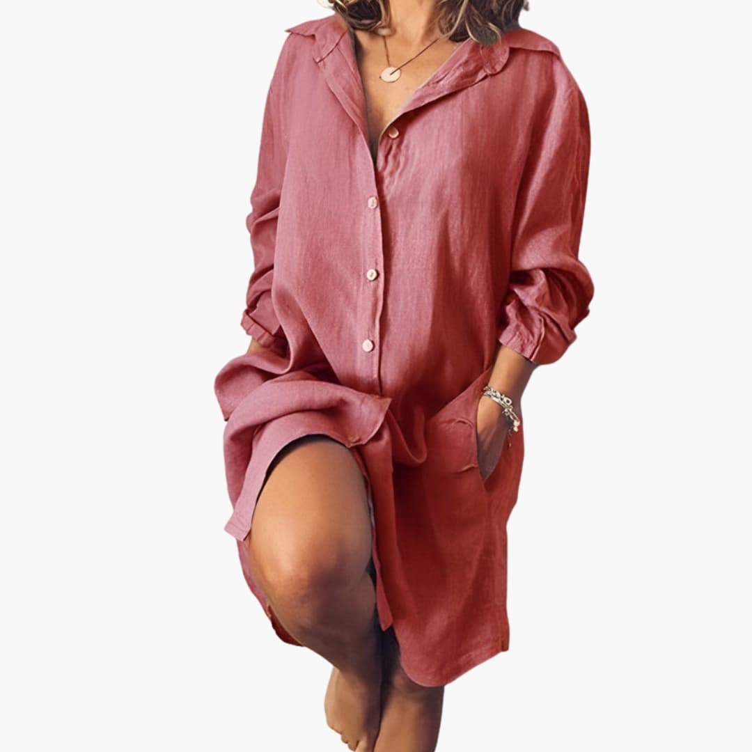 Women's Long Sleeve Button Up Shirt