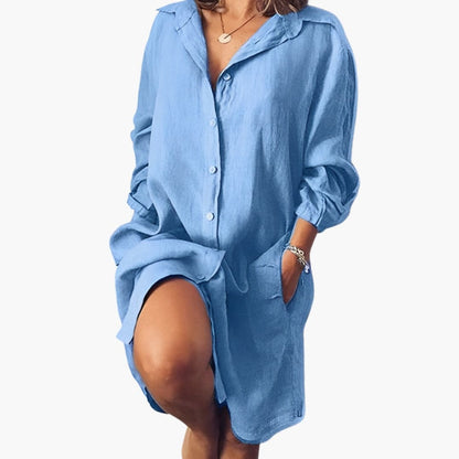 Women's Long Sleeve Button Up Shirt