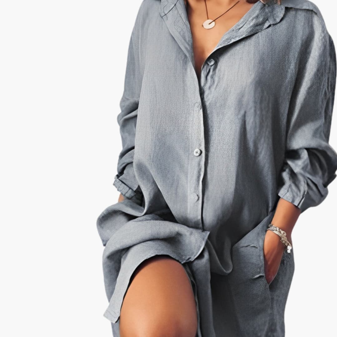Women's Long Sleeve Button Up Shirt