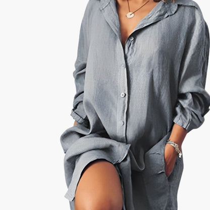 Women's Long Sleeve Button Up Shirt