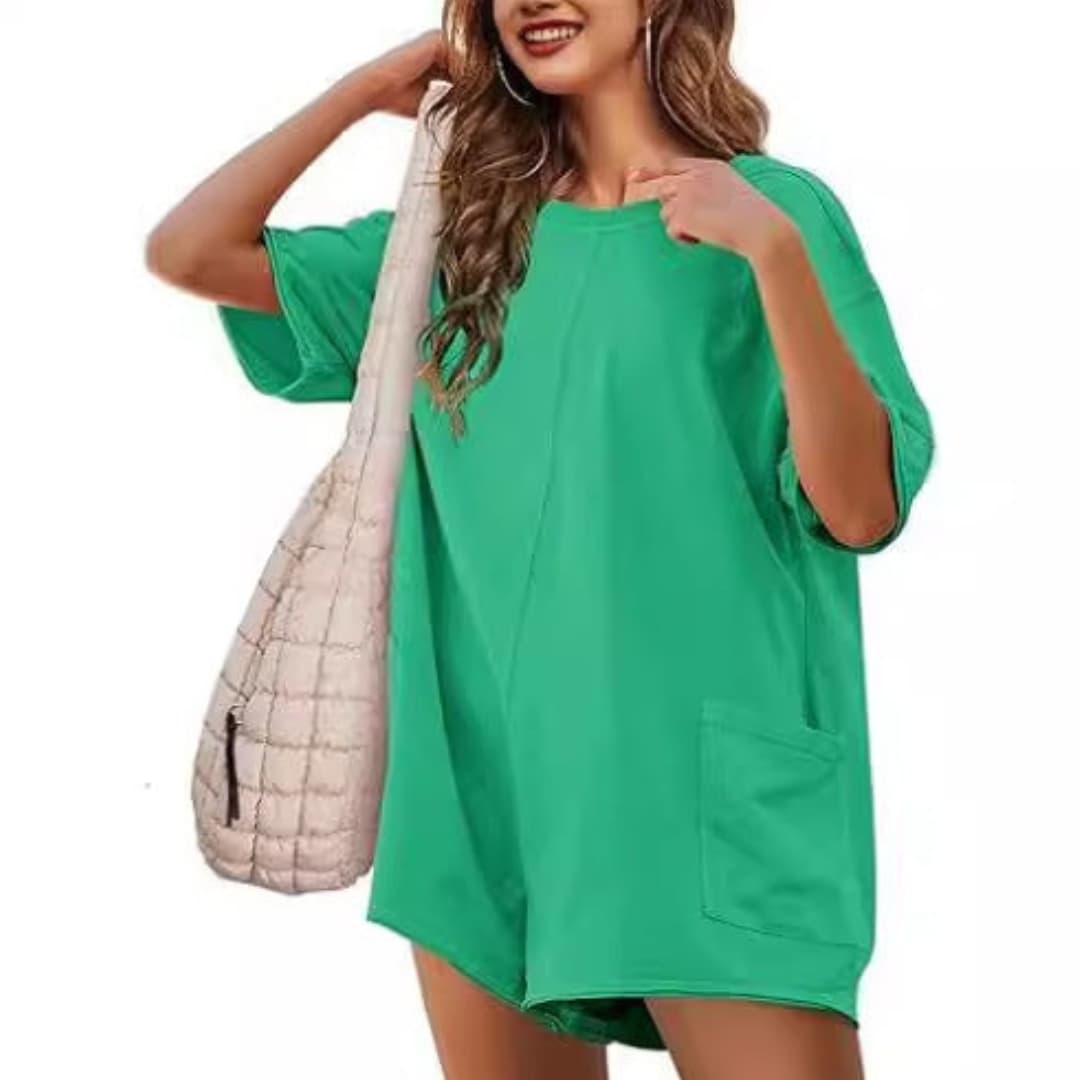 Women's Short Sleeve Mini T-Shirt Dress