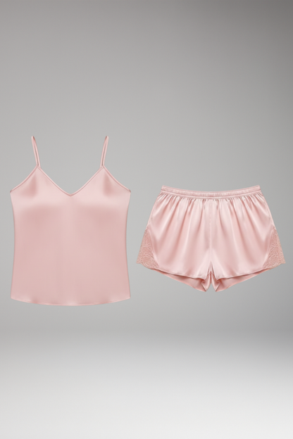 Women's Satin Camisole Pajama Set - Vonnera