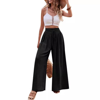 Women's High Waist Palazzo Pants Casual Cut