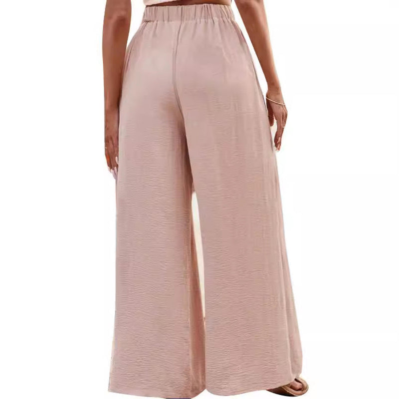 Women's High Waist Palazzo Pants Casual Cut