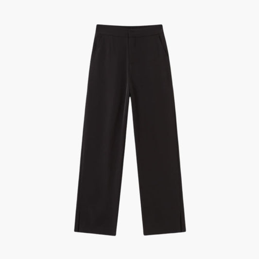 Women's Wide Leg Palazzo Pants Side Slit Design - Vonnera