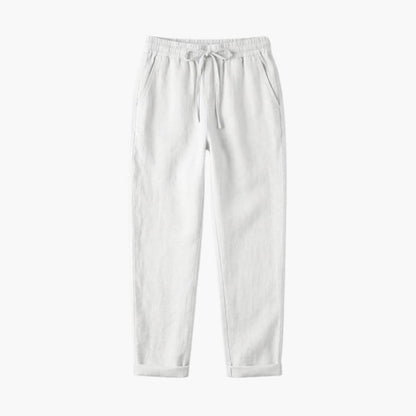 Women's Drawstring Pants Rolled Hem