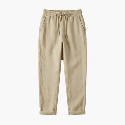 Women's Drawstring Pants Rolled Hem
