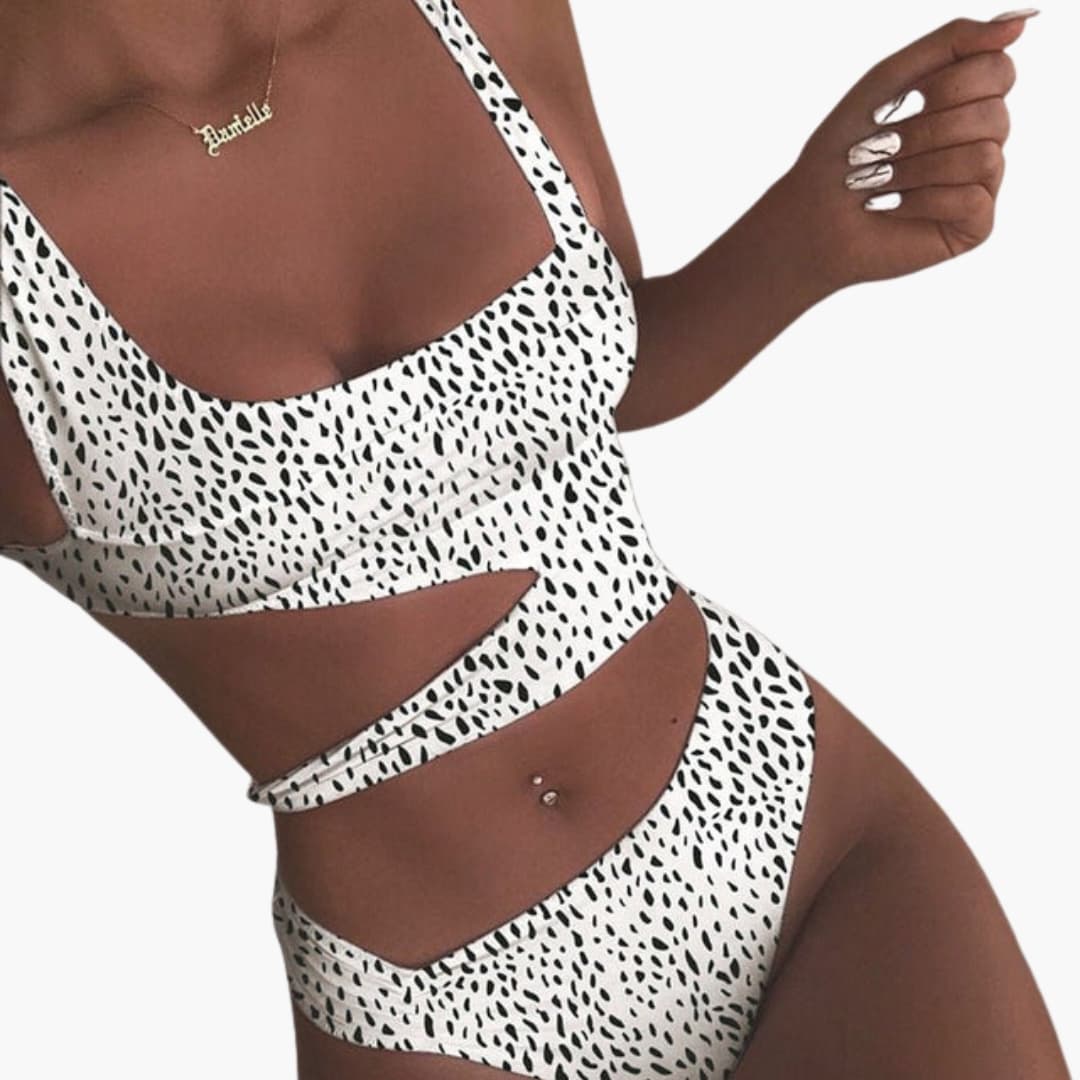 Women's Push Up Swimsuit Padded Cups Adjustable Straps