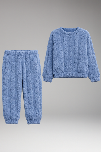 Women's Pyjama Set Round Neck Cotton - Vonnera