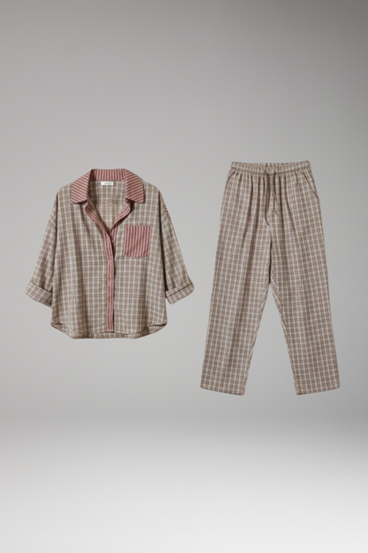Women's Checked Flannel Pyjama - Vonnera
