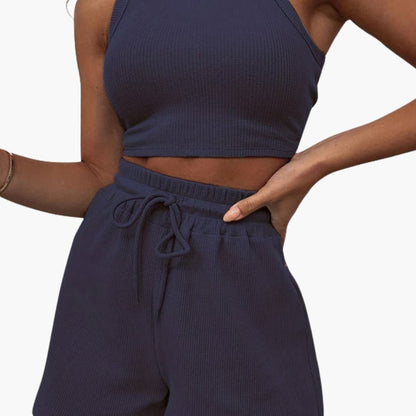 Women's Two-Piece Racerback And Shorts Set