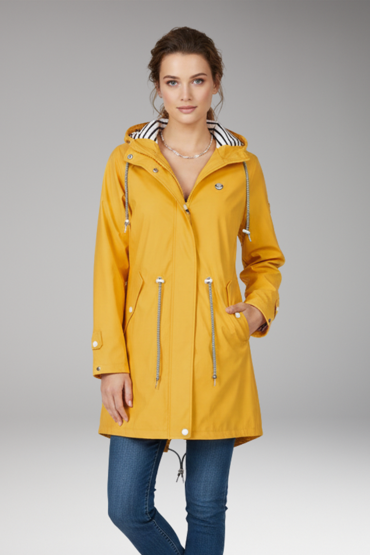 Women's Waterproof Raincoat Adjustable Hood