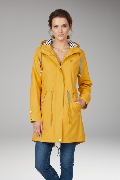 Women's Waterproof Raincoat Adjustable Hood