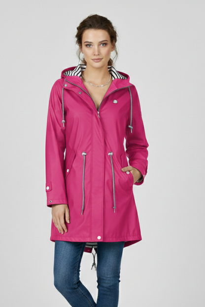Women's Waterproof Raincoat Adjustable Hood