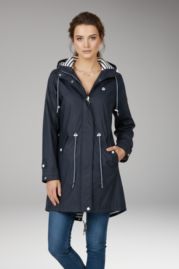 Women's Waterproof Raincoat Adjustable Hood
