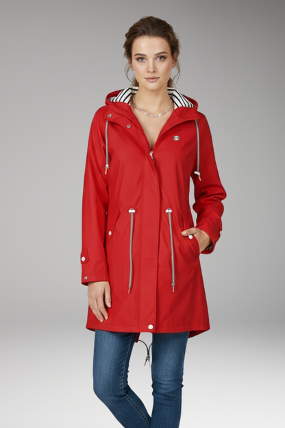 Women's Waterproof Raincoat Adjustable Hood