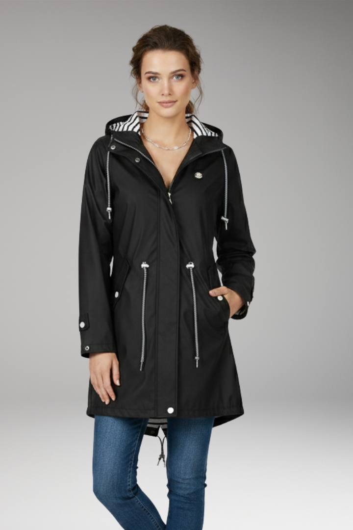 Women's Waterproof Raincoat Adjustable Hood